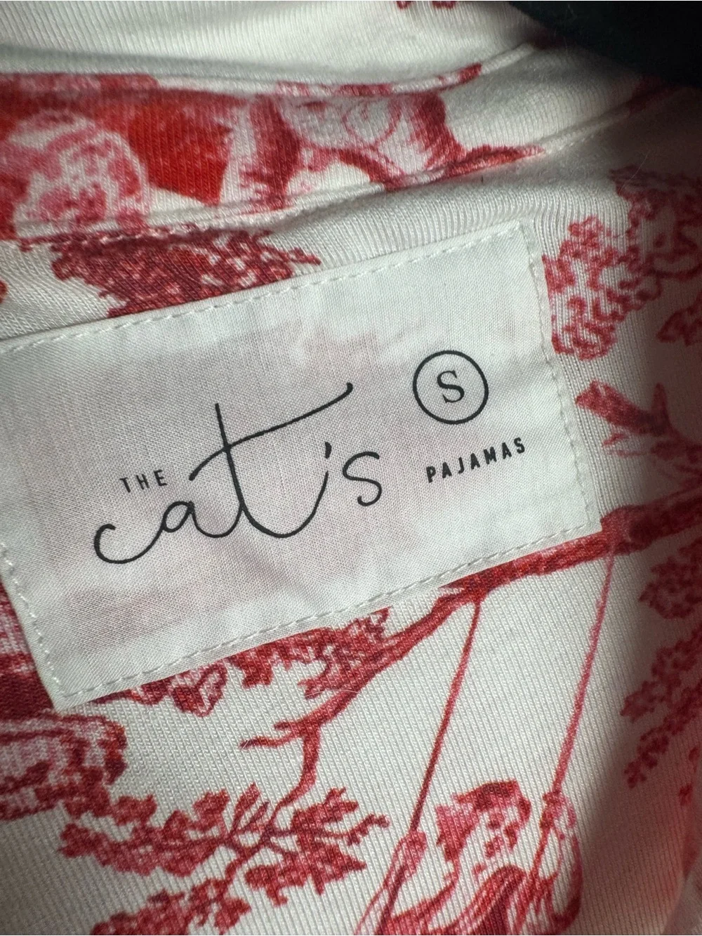 The Cat’s Pajamas Pima Knit Night Shirt Idle Hours White S NWOT